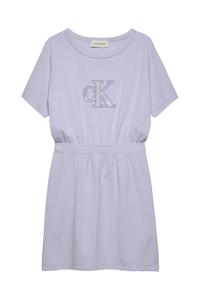 Детское платье Calvin Klein Jeans, фиолетовый