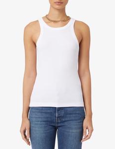 Майка в рубчик TOTEME, белый