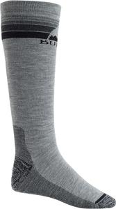 Мужские быстросохнущие носки Burton Emblem для лыж/сноуборда средней плотности, Gray Heather