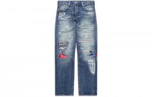 Джинсы Levis x CLOT 501 Синий индиго levi’s, цвет Blue