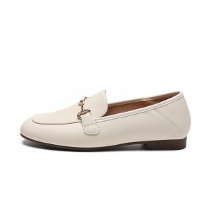 ZHR Лоферы женские бежевые, черные