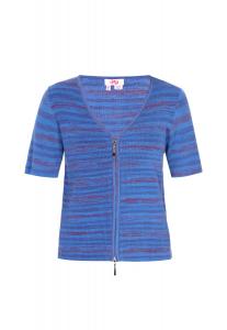 MYMO Вязаный кардиган 'Young Fashion' в сливовом цвете