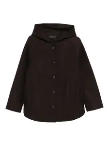 Пальто с капюшоном Rosso 35, черный