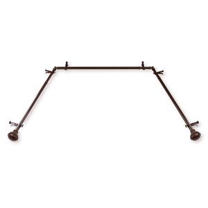 Карниз для штор на эркере Rod Desyne Magnolia, цвет Cocoa