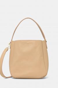 Сумка кожаная Twinset, бежевый