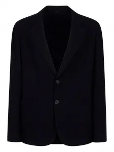 Однобортный пиджак Giorgio Armani, синий