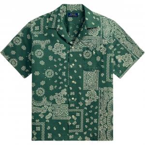 Бандана принт короткий рукав рубашка Polo Ralph Lauren, зеленый