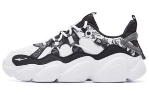 Кроссовки женские с низким верхом белого/черного цвета Erke