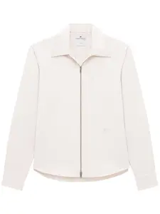 Твиловая рубашка на молнии Courrèges, нейтральный