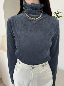 Простые топы, скроенные и сшитые по индивидуальным меркам Doux Belle, цвет Foggy Blue