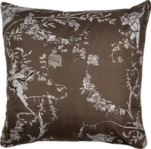 Чехол на подушку Clayre&Eef, коричневый