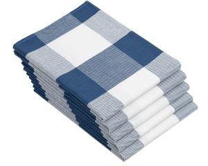 Чайные полотенца набор  Zollner, синий