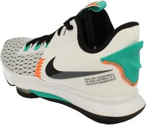Мужские баскетбольные кроссовки Nike, White Black Clear Jade 100