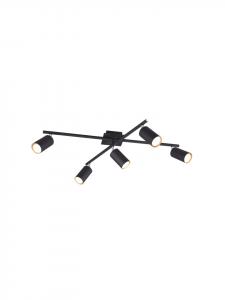 Trio Leuchten Потолочный светильник MARLEY в матово-черном цвете