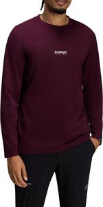 Футболка с длинным рукавом Mammut 1016-01030 vin PRT1 QD с логотипом, азиатский крой, мужская, AF Men, винный