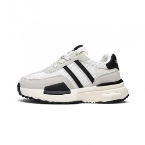 Детские повседневные кроссовки Small Sailboat с противоскользящей подошвой, амортизацией и дышащим верхом NAVIGARE, бежевый черный