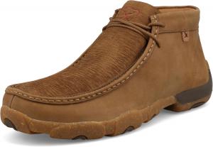 Мужские мокасины Twisted X Chukka Driving Moc, с мокасиновым носком и подошвой CellSole, Burnt Sand