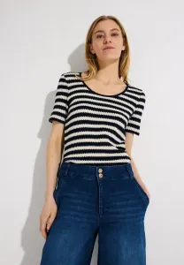 Футболка с принтом wellenoptik More & More, Marine Offwhite