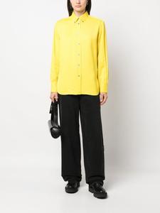 Studio Nicholson рубашка Bissett на пуговицах, желтый