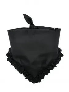 Сумка на плечо с украшением в виде ромашек и наволочкой Simone Rocha, черный