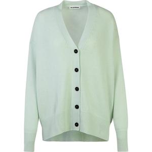 V-образный вырез вязаный кардиган JIL SANDER, Зеленый