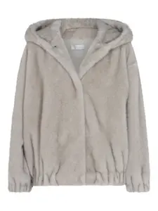 Пальто с капюшоном Antonelli, серый