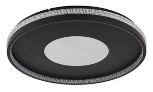 Globo Потолочный светодиодный светильник, с регулировкой яркости, прозрачный/черный, степень защиты IP20