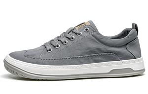 Стильные мужские кеды для скейтбординга с низким верхом серого цвета Leaveland