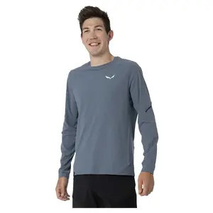 Футболка Salewa Pedroc Dry long sleeve, синий