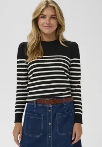 Полосатый джемпер милаша Saint Tropez, Black Seedpearl Stripe