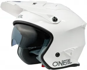 Мотоциклетный шлем O'NEAL Enduro Adventure Street, корпус из ABS-пластика, встроенный солнцезащитный козырек, шлем Volt Solid V.24 для взрослых O'NEAL, White