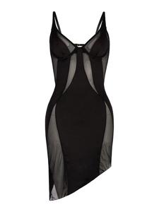 OW Collection Платье 'SWIRL' в черном цвете