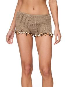 Шорты с бисерной отделкой Kairi Edikted, зеленый