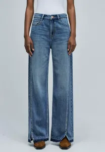 Июньские удобные капри широкие штанины Salsa Jeans, Blau