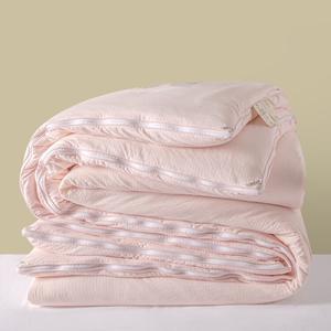 Fuanna Одеяло зимнее 200х230 см, 3,6 кг, наполнитель из соевого волокна, искусственный гусиный пух, цвет розовый