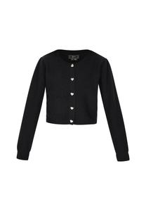 Faina Вязаный кардиган в черном цвете
