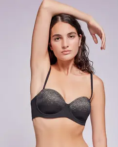Многофункциональный бюстгальтер со съемными бретелями Gisela, черный