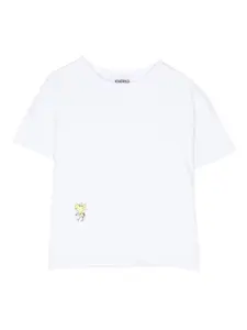 Футболка с коротким рукавом, вышитая мотивом Kindred, белый