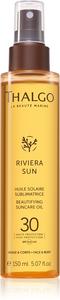 Солнцезащитное масло Riviera Sun Beautyfying SPF 30, питательное сухое масло для загара SPF 30 Thalgo, 150 мл