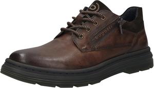 Мужские кроссовки Bugatti низкие на шнуровке, темно-коричневый