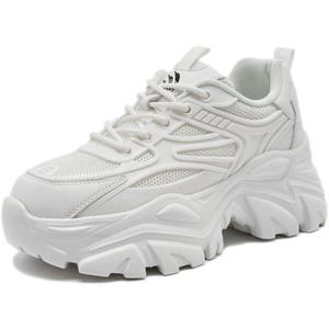 YEARCON Женские белые кроссовки Low Top Chunky, цвет White