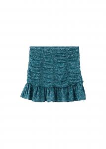 MANGO TEEN Юбка 'Foresf' в цвете бирюзовый, циановый синий