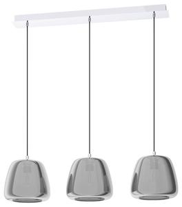 Подвесной светильник Eglo, 87x16,5x150 см, серебристый/хром