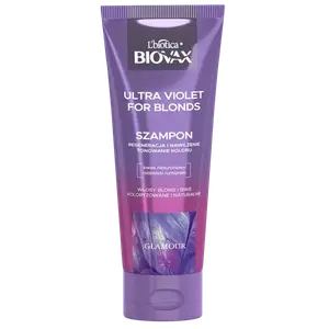 Шампунь для светлых волос, 200 мл L'Biotica Biovax Glamour ultra violet for blonds
