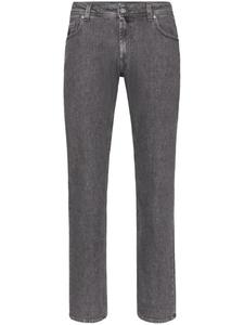 Джинсы с вышитым логотипом Billionaire, серый