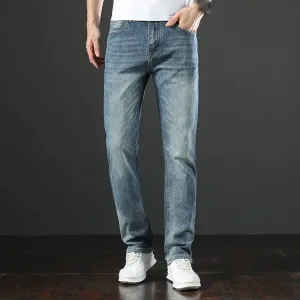 Прямые джинсы vintage solid color комфортные SIDUFHAOPKLL