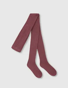 Базовые ребристые детские колготки Gocco, фиолетовый