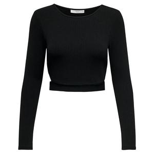 Лонгслив Only Nikita, черный