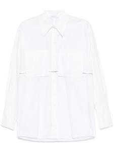 Рубашка на молнии Patrizia Pepe, белый