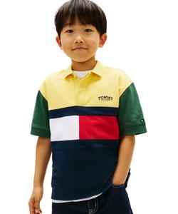 Мужская монотипная поло-рубашка для регби с цветовыми блоками, размер 26SS